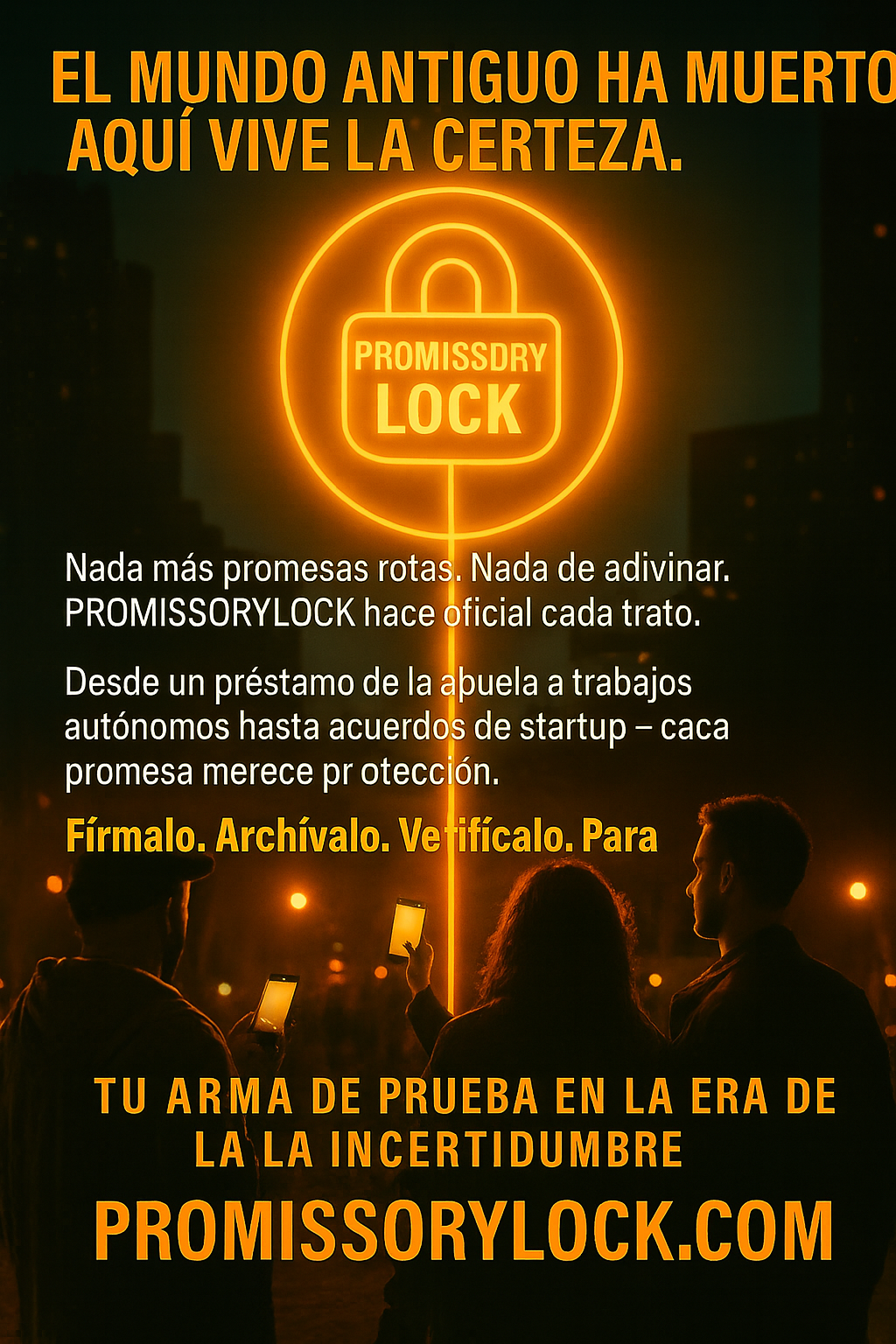 PromissoryLock — arma de prueba