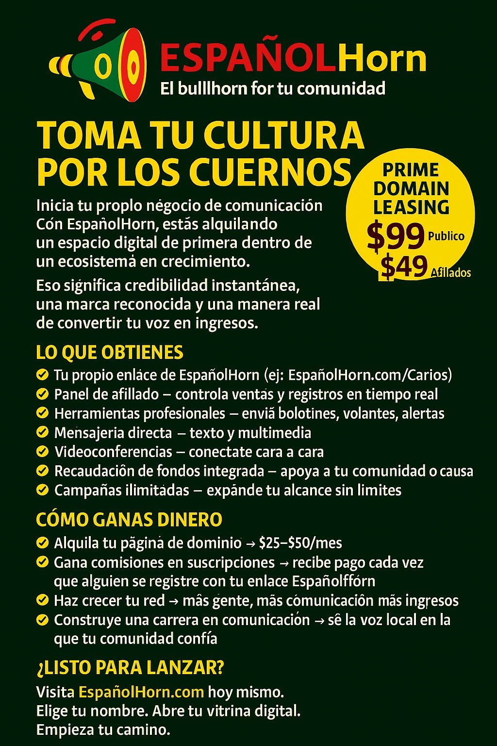 Poster principal ESPAÑOLHorn